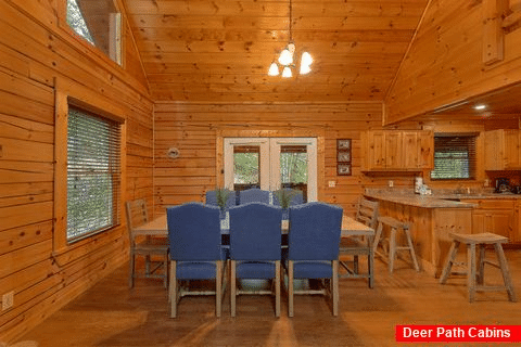 Cabin with Dining Table & Bar Stool Seating - Paws A While