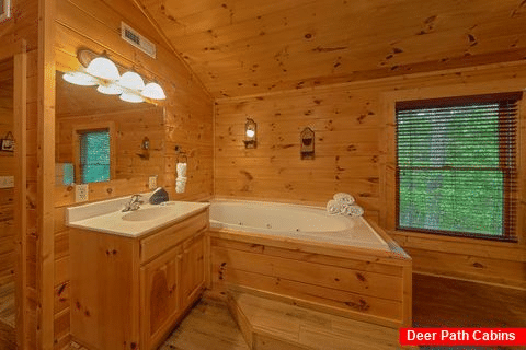 Master Bedroom with Jacuzzi & Sink - Paws A While