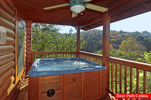 Cozy Hot Tub with Great Views of the Smokies - A Hilltop Heaven