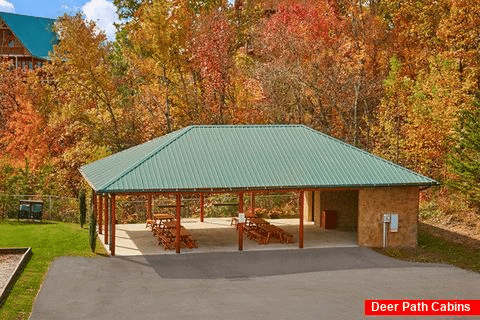 Cabin with large picnic pavillion - Lucky Break