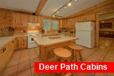 Fully furnished kitchen in 3 bedroom cabin