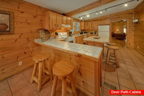 3 bedroom cabin with fully stocked kitchen - A Step Away