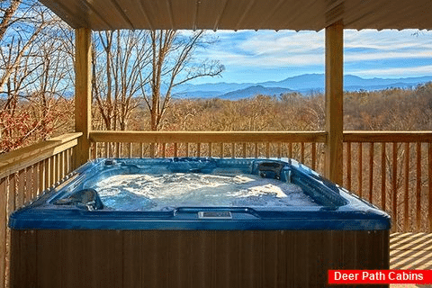 2 Bedroom Cabin with Cozy Outdoor Hot Tub - Altitude Adjustment