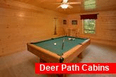 Smoky Mountain 2 Bedroom Cabin With Pool Table