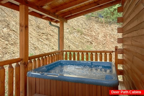 Luxury Cabin with Private Outdoor Hot Tub - Dew Drop Inn