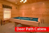 3 Bedroom Cabin with Pool Table