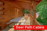 3 Bedroom Cabin with Picnic Table and Chairs