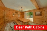 Pigeon Forge cabin with spacious dining room