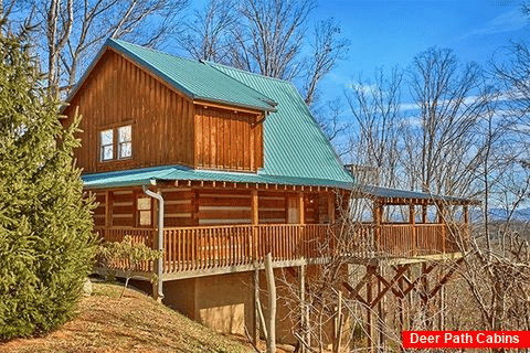 Luxury 2 Bedroom Cabin with VIews of the Smokies - Altitude Adjustment